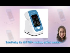 6 생명징후는 외과적 수의학 환자 모니터 충전식 리튬 이온을 모니터링합니다