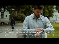 BM2000D O2 가지고 다닐 수 있는 손목 벨소리 탐침 산소 레벨 모니터 SpO2 산소계