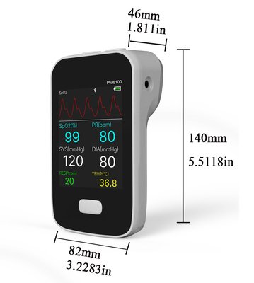 Multiparameter Patient Monitor 1.5kg Bluetooth Data Transfer Heart Rate Measurement