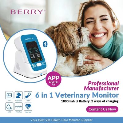 AM6200 Veterinary Monitor BLE5.0  Smart Health App 3.7V Lithium Battery