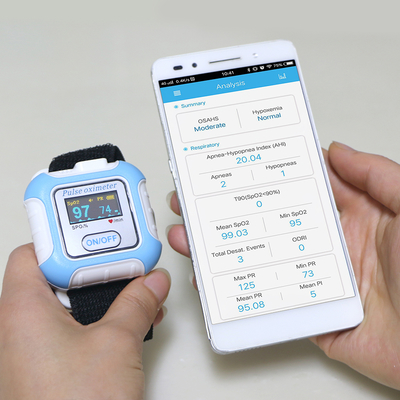 Battery Powered Audible Sleep Apnea Monitor Medical Device Onboard Memory